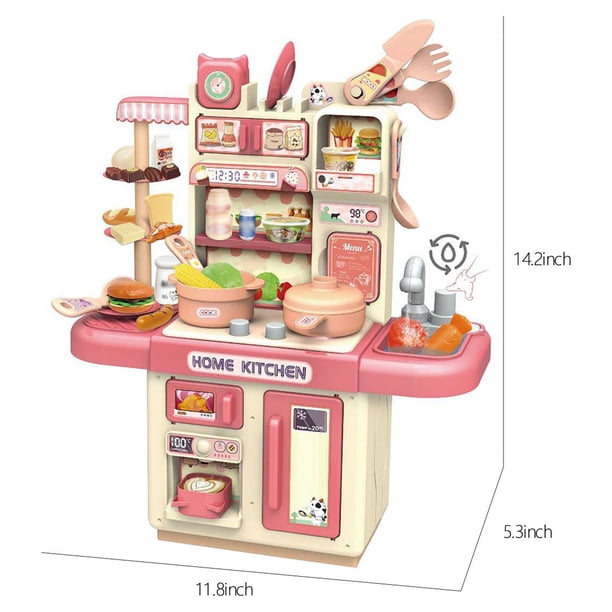 Cuisine De Jeu Pour Enfants Jouet Cuisine Avec Aliments Brochettes En Bois Grille De Barbecue Bouton De Rotation Robinet Pour 3 8 Ans Bleu Cuisine De Jeu Pour Enfants Jouet Cuisine Avec Aliments Brochettes En Bois Grille De Barbecue Bouton De Rotation Robinet Pour 3 8 Ans Bleu