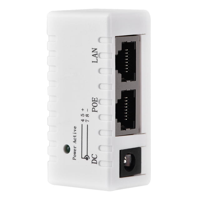 Adaptateur Ethernet Durable POE 10M/100Mbps Répartiteur POE pour Port LAN Standard