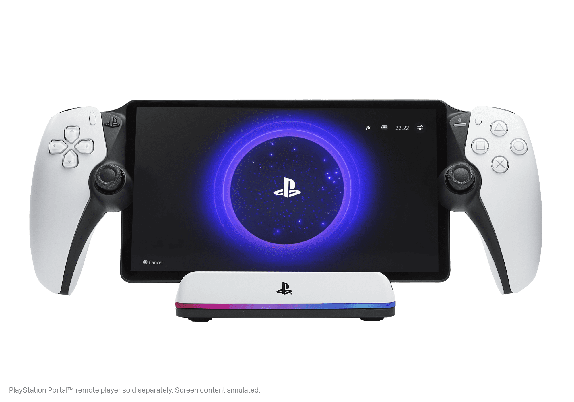 Station de rechargement PowerA pour le lecteur à distance PlayStation PortalMC avec LumectraMC
