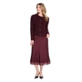 thumbnail image 2 of George Women's Lace Trim Satin Skirt, 2 of 6