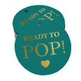 thumbnail image 1 of Inkdotpot Real Gold Foil Ready To Pop Baby Shower Tags Favor Hang Paper Tags 50 Pieces, 1 of 6