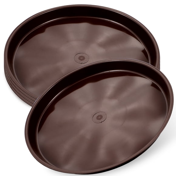 5 Pcs Plant Pots Saucers Plastic Plant Pot Trays Round Plant Saucers for Garden Plants