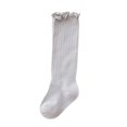 thumbnail image 2 of Newborn Baby Thigh High Sock, Infant Solid Color Crimp Socks Autumn and Winter Stocking, 2 of 2