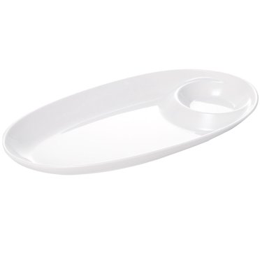 Ceramic Breakfast Plate Multi-function Food Tray Divided Plate Sushi Display Plate Snacks Plate