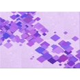 thumbnail image 1 of Ahgly Company Machine Washable Indoor Rectangle Transitional Blossom Pink Area Rugs, 3' x 5', 1 of 7