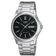 thumbnail image 1 of Casio Core pour Homme MTP1239D-1A Montre de Mode à Quartz en Acier Inoxydable Noir, 1 of 2