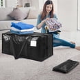 thumbnail image 2 of Feltree Christmas Tree Storage Bag, Comforter Storage Bag Large 29x13x14 Inches, Compressible Extra Thick PE Plastic Storage Bag with Handles, 2 of 7