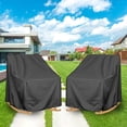 thumbnail image 2 of OPTUTUS 2-Pack Patio Rocking Chair Covers, 35 x 38 x 29 Inches Waterproof Oxford Fabric Chair Furniture Covers, 2 of 8