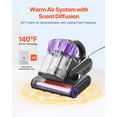 thumbnail image 3 of VEVOR Mattress Vacuum Cleaner with 18Kpa Powerful Suction HEPA Filter 550W Gray, 3 of 9