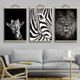 thumbnail image 2 of Pine Wood Magnetic Poster Picture Frame 21-51cm Poster Print Wooden Hanger Frame Canvas Wall DIY Art Craft Frame Art Frame, 2 of 12