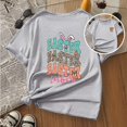 thumbnail image 2 of MEZZALL T-Shirts Multicolores Décontractés pour Enfants à Motif de Lettres Imprimé, Col Rond, Manches Courtes, Gris, 100, 2 of 6