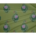 thumbnail image 4 of oneOone Polyester Lycra Fabric Leaves & Floral Block Fabric Prints By Yard 56 Inch Wide, 4 of 4