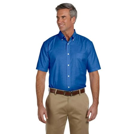 Harriton Oxford à Manches Courtes pour Hommes avec Protection Anti-Taches