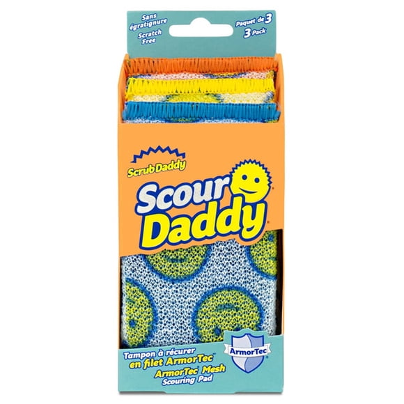 Scrub Daddy Tampon à Récurer Daddy Sans Rayures (Lot de 3)