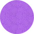 thumbnail image 1 of Ahgly Tapis Rond Lavable en Machine Intérieur Transitionnel Heliotrope Violet, 5 Pieds Rond, 1 of 7