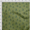 thumbnail image 3 of oneOone Cotton Poplin Fabric Branch & Owl Block Printed Craft Fabric BTY 42 Inch Wide, 3 of 4