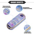 thumbnail image 3 of Unique Bargains 3 Button Key Fob Cover for Mazda CX-3 CX-4 TPU Purple Remote Keyless Smart Key Fob Case Protection Shell, 3 of 7