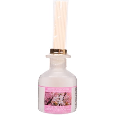 Diffuseur de roseaux ScentSationals - Lys Blanc & Cerise