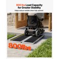 thumbnail image 3 of KFFKFF Rampe Portable pour Fauteuil Roulant, 4 Pi, Rampe Pliante Antidérapante en Aluminium pour Handicapés pour Fauteuil Roulant, Capacité de 800 Lb, Rampes de Seuil de Porte, 3 of 9