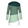thumbnail image 4 of Pompotops Robe Décontractée pour Femmes à Manches Longues, Col Rond, Imprimée, Longueur Genou, en Solde, 4 of 5