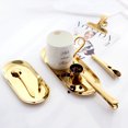 thumbnail image 3 of Miangastore Professional 201 Stainless Steel Dental Medical Flat Snack Towel Instrument Tray Size L (Golden), 3 of 8