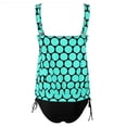 thumbnail image 4 of Cameland Womens Tummy Control Swimsuits Plus Size Blouson Printed Tankini Swimsuits 2 Piece Bathing Suits Tops with Boyshorts Modest Loose Fit Swimwear, 4 of 4