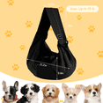 thumbnail image 2 of fastboy Pet Carrier Bag With Strong Structure Comfortable Fit For Dogs Non-breaking Portable Pet Bag Cat Bag Black, 2 of 6