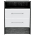thumbnail image 1 of TUHOME Eter Nightstand Engineered Wood Nightstands in  Multi-color, 1 of 7