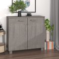 thumbnail image 1 of vidaXL Sideboard HAMAR Light Grey 85x35x80 cm Solid Wood Pine, 1 of 5