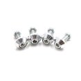 thumbnail image 1 of Unique Bargains 4Pcs Silver Tone Aluminum Alloy Car Motorcycle Decorative License Plate Screw, 1 of 3