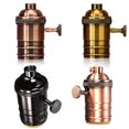 thumbnail image 1 of Cheers Vintage E26 E27 Hang Light Lamp Bulb Holder Switch Edison Screw Cap Socket, 1 of 1