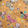 thumbnail image 1 of oneOone Velvet Dark Yellow Fabric Butterflies Craft Projects Decor Fabric Printed By The Yard 58 Inch Wide-TL, 1 of 5