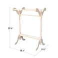 thumbnail image 4 of International Concepts Porte-Couette en Bois Non Fini, 4 of 6