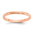 thumbnail image 1 of Bague Polie Madi K en Or Rose 14 K, 1 of 4