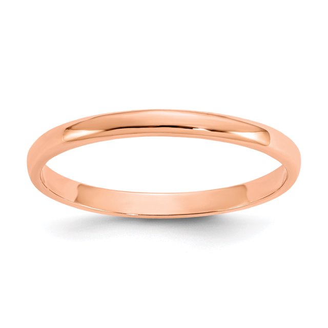 Bague Polie Madi K en Or Rose 14 K
