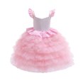 thumbnail image 2 of HAWEE Unicorn Robe Costume pour Filles Appliqués de Fleurs Robe de Bal Robes de Princesse Costumes de Fête Élégants Vêtements pour Enfants, 2 of 4