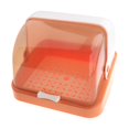 thumbnail image 4 of Siruishop Bottle Drying Rack Dustproof Drain Tray Storage Box for Bowl Chopsticks Dish orange, 4 of 8