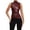 Red, variant on HNMKIU Yoga Sleeveless Tops Women's Solid Color Leather Collarless Asymmetrical Hem Slim Fit Sleeveless Vest Top