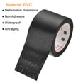 thumbnail image 4 of Uxcell 4cmx12m Non-Adhesive Protector Wrap Pipe Protective Tape Black 3Pack, 4 of 5