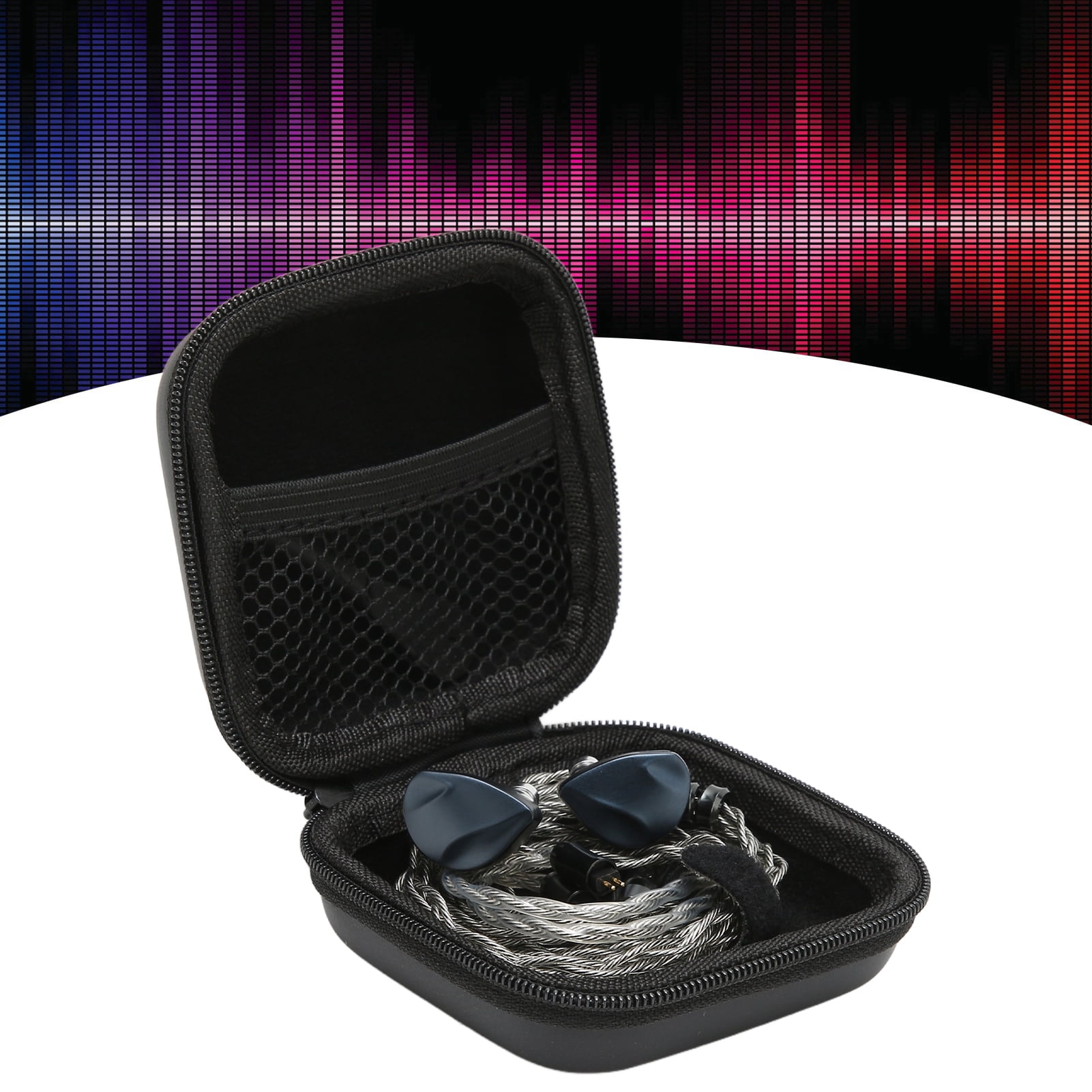 Wired Monitor Earbuds, Bass Mode HiFi Wired Earbuds 3 Modes Magnetic Dual Cavity Dynamic Driver  for Listening To Music