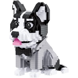 YSTINNG Mini Building Blocks Animal Set, DIY Micro 3D Building Toy Bricks(Husky 973pcs) C311-8101