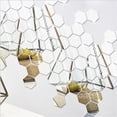 thumbnail image 4 of Hexagon Acrylic DIY Wall Stickers 3D Stereo Home with for Interior Design, 4 of 8