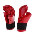 thumbnail image 4 of Gants Mitaines de Sparring de Taekwondo pour Enfants MMA Protège-Main de Frappe Équipement de Protection pour la Main Rouge P, 4 of 9
