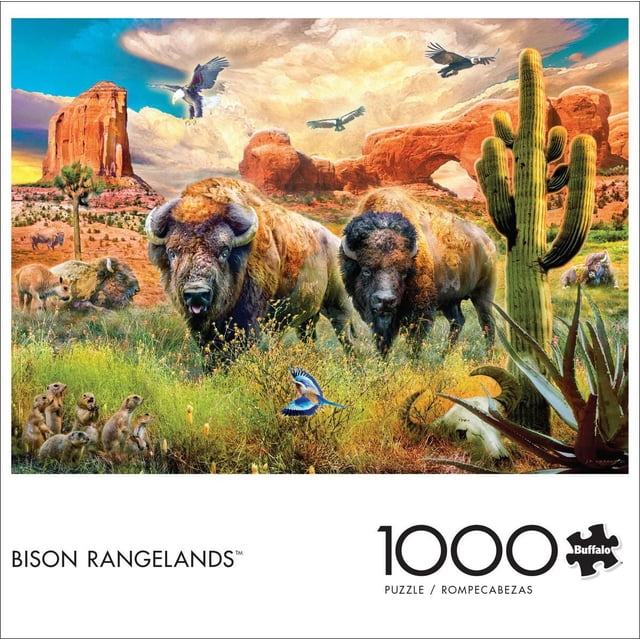 Buffalo Games - Jan Patrik Krasny - Bison Rangelands - 1000 Piece Jigsaw Puzzle