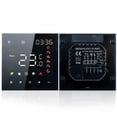 thumbnail image 2 of Riwcyla Smart WiFi Thermostat Voice Control 16A Digital Programmable LCD Display Touchscreen Underfloor Heating Temperature Controller Digital Intelligent Wall Thermostat for Electric Heating Compa, 2 of 6