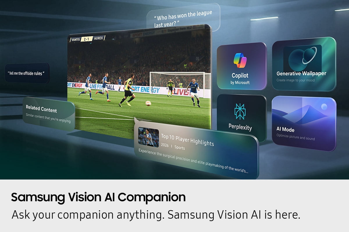 Samsung  Téléviseur intelligent 85" Mini LED M80H 4K Vision AI (2026)