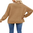 thumbnail image 3 of Cardigan en Tricot pour Femmes à Manches Longues Ouvert avec Poches, 3 of 4