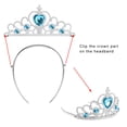thumbnail image 4 of HAWEE Grisl Elsa Princess Dress Queen Costume Cosplay Dress Up with Accessories(Not Include Cape), 4 of 6