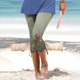 thumbnail image 2 of Womens Relaxed Fit Cargo Pants by Generic XL Solid Black Casual Capris, Drawstring, Cropped, Lightweight, 1 Count, 2 of 5
