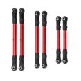 thumbnail image 1 of QualitChoice 6 Pieces RC Car Pull Rod Rod Servo Link for Slash Hoss 4x4 1:10 Scale RC Car Red, 1 of 6